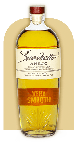 Bottle of Suavecito Anejo Tequila