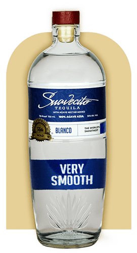 Bottle of Suavecito Tequila Blanco