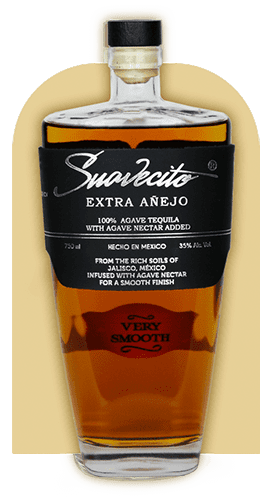 Bottle of Suavecito Extra Anejo Tequila