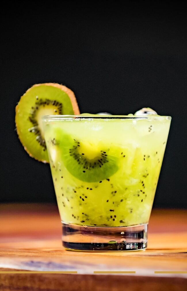 Fruity Tequila Cocktail With Kiwi