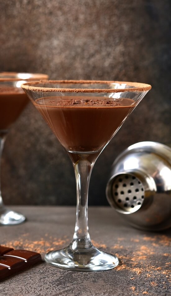 Smoky Tequila Chocolate Martini