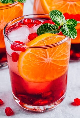 The Pomegranate Ginger Paloma Tequila Drink